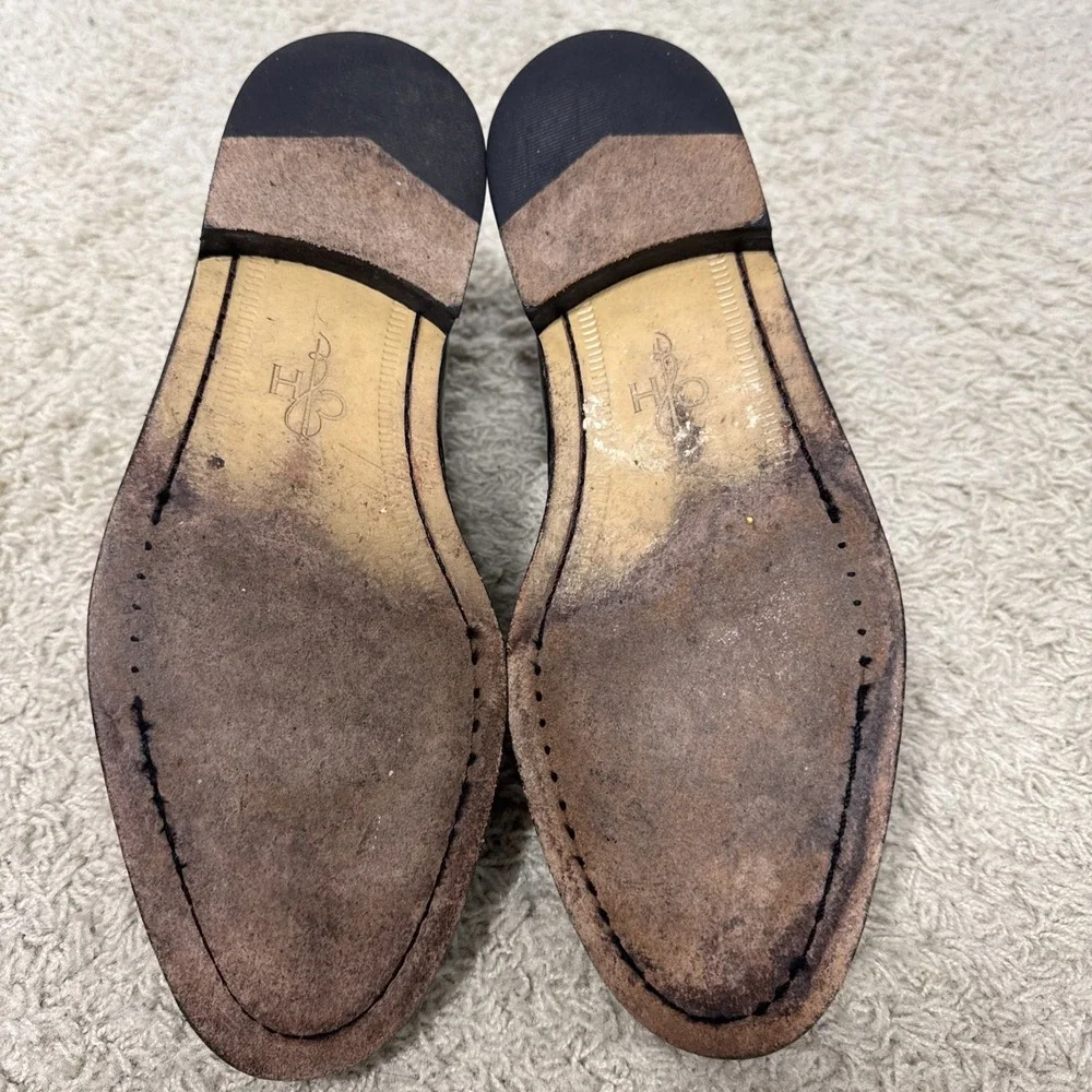 Cole Haan Black Leather Oxford Wingtip Lace Up Dress Shoes Mens 10M Career Work